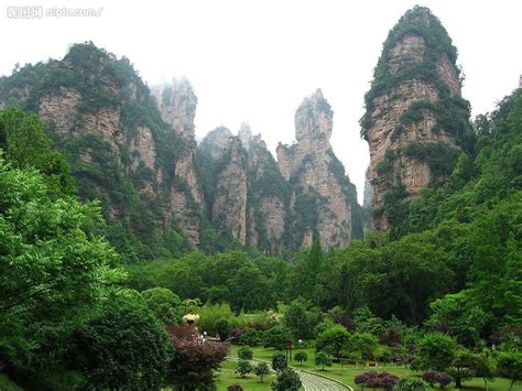 张家界的山是独一无二绿色高山的，一根根的十分拔地而起，雄伟壮观。中国只有湖南有，湖南只有张家界有。|ZZXXO