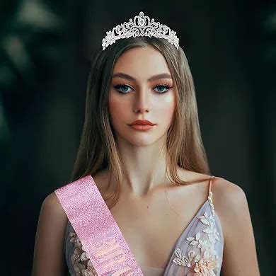 1 Set Birthday Tiara Crown Birthday Girl Headbands For Girl Women