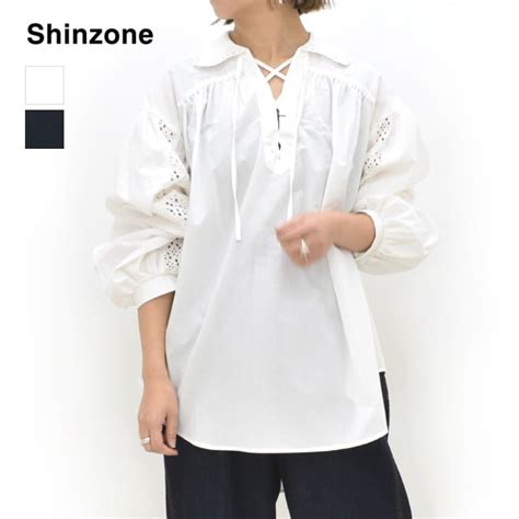 【26SS】THE SHINZONE シンゾーン LACE-UP BLOUSE レースアップ ブラウス 26SMSBL02 レディース【送料 ...