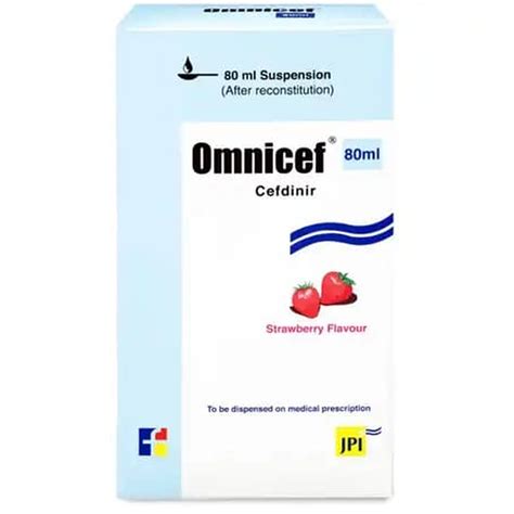 Omnicef 125 Mg Suspension 80 Ml | Whites