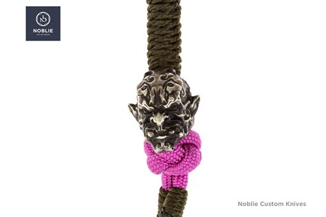 Orc Bead Paracord Keychain Knife Lanyard - Noblie