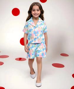 TOONYPORT Kids Nightwear Girls Printed Cotton Blend Price in India ...