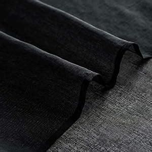 The Conversion Premium Linen Sheer Black Color Backdrop Decorative ...