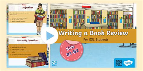 ESL Writing a Book Review PowerPoint