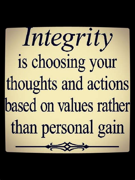 Integrity Quotes