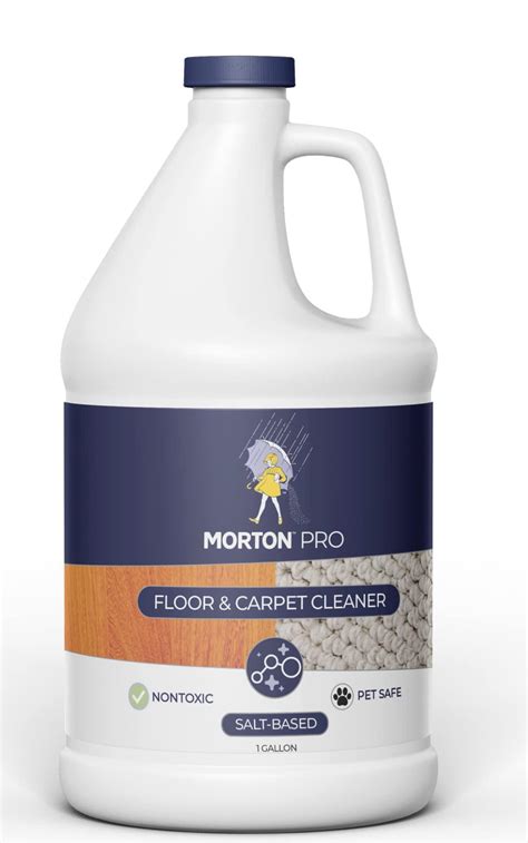 morton pro floor and carpet cleaner - non-toxic, all natural, deep ...