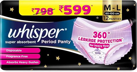 Amazon.in: Whisper Landing: PERIOD PANTIES