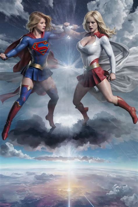 Supergirl vs. Powergirl: Round 2 (V2) by TheDardanian on DeviantArt