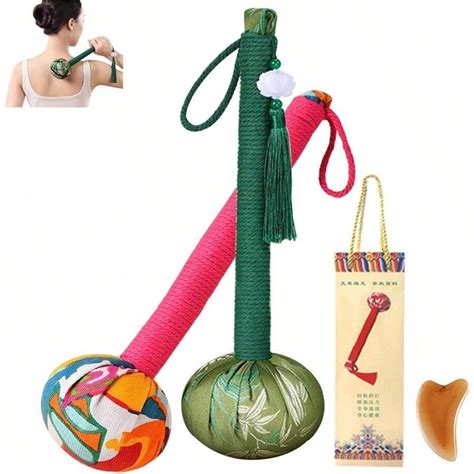 Wormwood Massage Hammer Manual Body Massage Hammer 2 Pcs Tools For ...