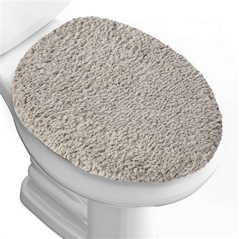 Amazon.com: TOWN & COUNTRY EVERYDAY Ultra Plush Solid Tufted Toilet Lid Cover, 18.5”x19.6 ...