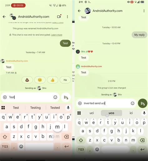 Image result for Android Messages Send Button