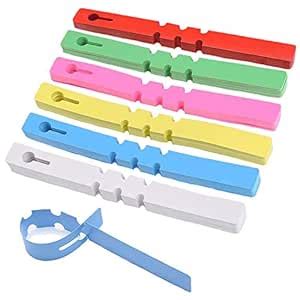 BEADNOVA Tree Tags Plastic Plant Labels Wrap Around Hanging Tags Tree ...