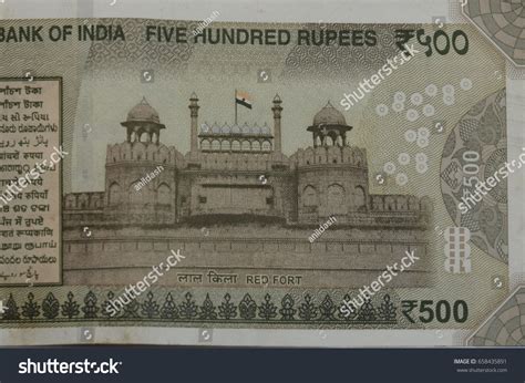Indian Five Hundred Rupees Notes Isolated Stock Photo 658435891 ...