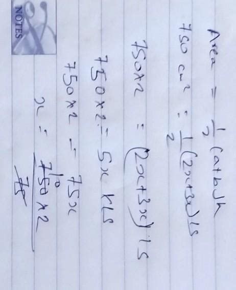 the parallel sides of trapezium are in the ratio of 2:3 . if its area ...