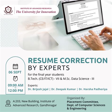 Image result for Correction Resume Format