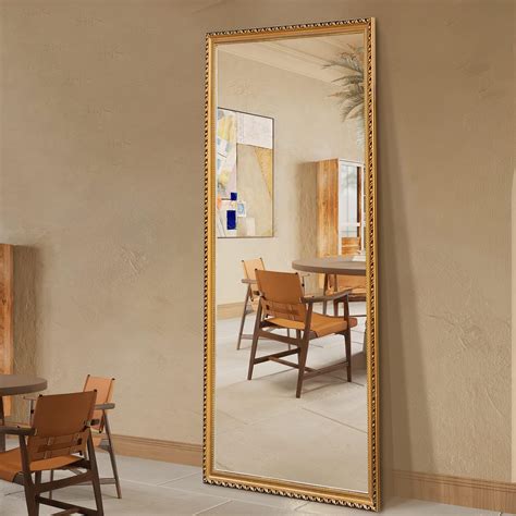 Amazon.com: 22" x 64" Vintage Gold Full Length Mirror - Antique Floor ...