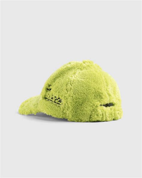Marni – Fuzzy Faux Fur Baseball Hat Green | Highsnobiety Shop
