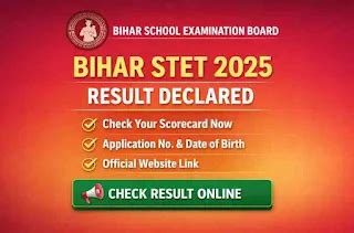 Bihar STET Result Published – Check Scorecard & Qualifying Status