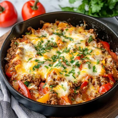 30-Minute Stuffed Pepper Skillet - mytastycookbook.com