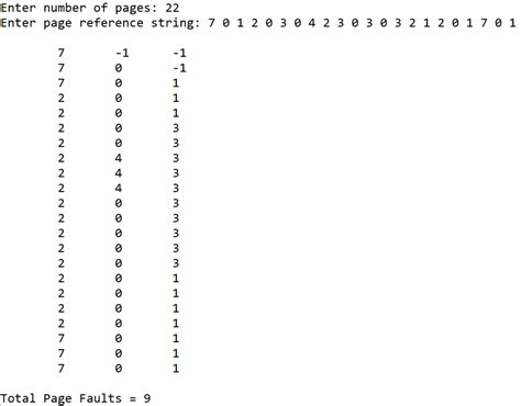 Image result for C Program Simulate Paging