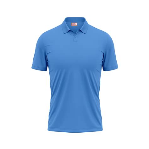 Plain Polo neck Skyblue Tshirt – Next Print