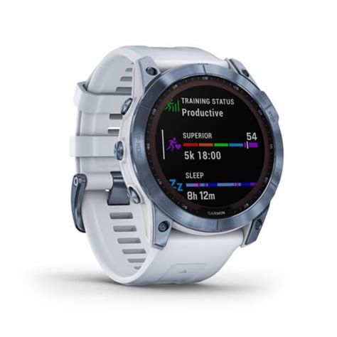 Smartwatch Garmin Fenix 7X Sapph Sol Mineral Blue - Style Store