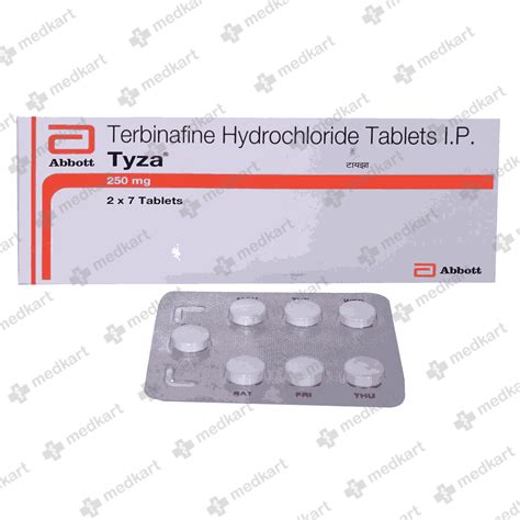 TYZA 250MG TABLET 7'S : View Price, Combination and Alternatives | Medkart