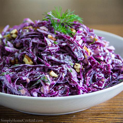 Purple Cabbage Salad Zesty Purple Cabbage Slaw