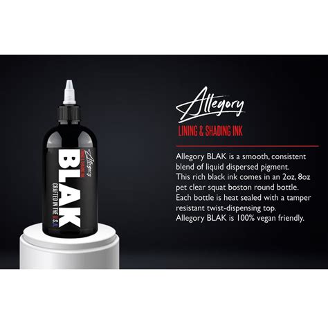 Buy Allegory Lining & Shading Tattoo Ink Black Online – Tattoo Gizmo