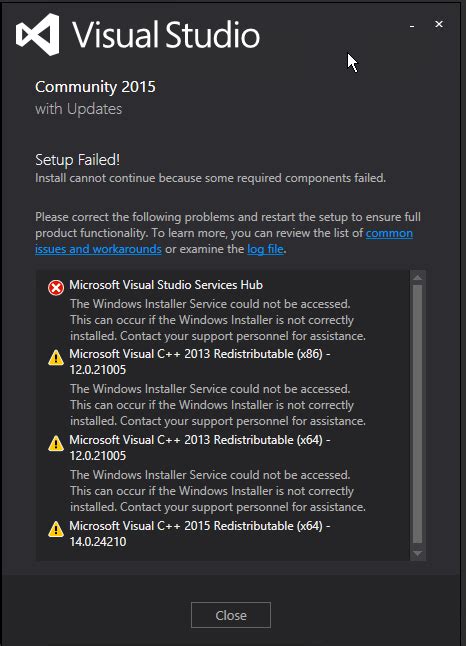 Image result for Visual Studio Error