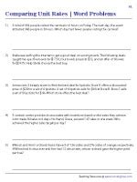 Image result for Unit Rate Math Problrm Easy