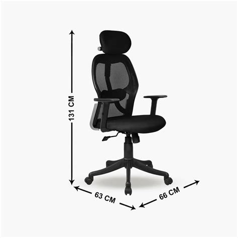 Buy Granby Nxt Mesh High Back Office Chair - Black from Home Centre at ...