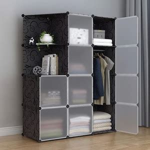 Sasimo 10-Door 12-Shelf Plastic kids Collapsible Cupboard PC ...