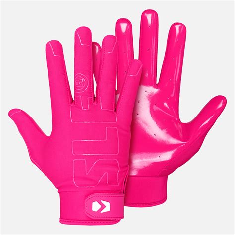 Hue Pink Sticky Football Receiver Gloves – SLEEFS