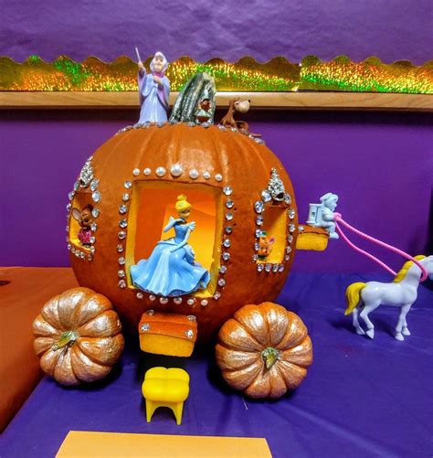 Cinderella inspired Pumpkin | Halloween crafts, Halloween decorations ...