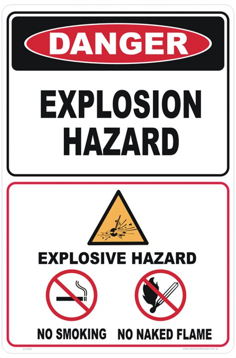 Explosive Hazard Sign 的图像结果