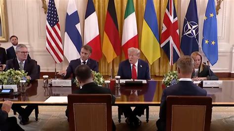 Trump hosts European leaders, says he wants to ‘put Ukraine war to sleep'