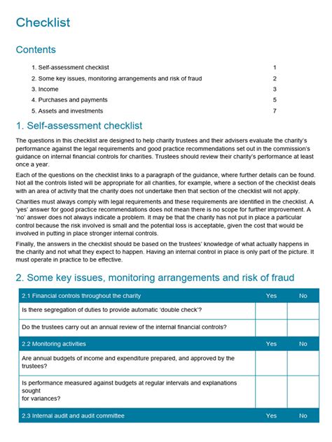 Internal Financial Controls Checklist | PDF | Internal Control | Cheque