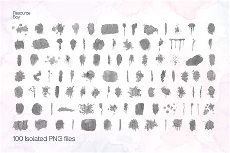 Watercolor PNG Textures / Transparent [Free Download] | Resource Boy