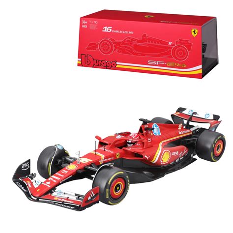 Ferrari SF-24 F1 Diecast Model Car – 1:18 Scale (Charles Leclerc #16 ...