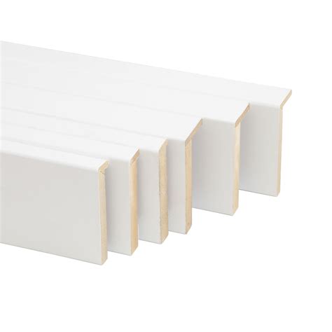 Kit de 5 tapetas extensible en L mdf lacado blanco de 90x12/10x2200mm ...