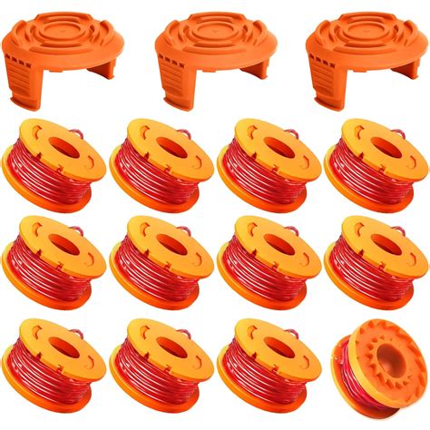 TOPEMAI WA0010 Replacement Trimmer Spool Line 0.065” for Worx WG154 ...