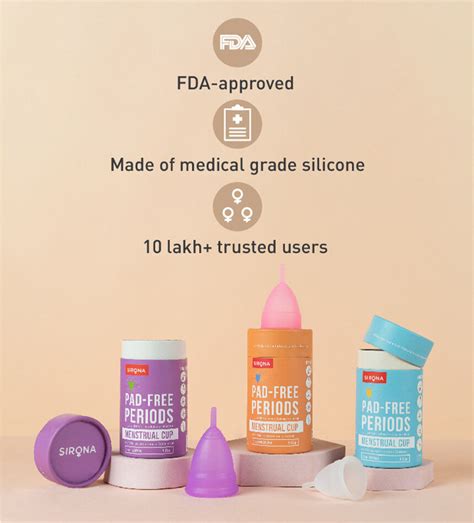 MENSTRUAL CUP – Sirona Hygiene Private Limited