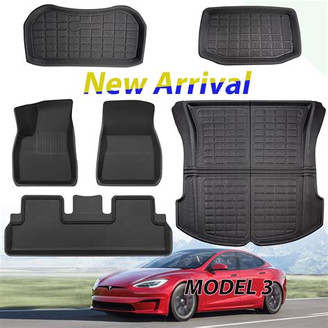 Buy DrCarNow® for Tesla Model 3 Floor Mats 2023 2022 2021 for Model 3 ...
