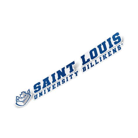 Buy Saint Louis University SLU Billikens Name Logo Vinyl Decal Laptop ...