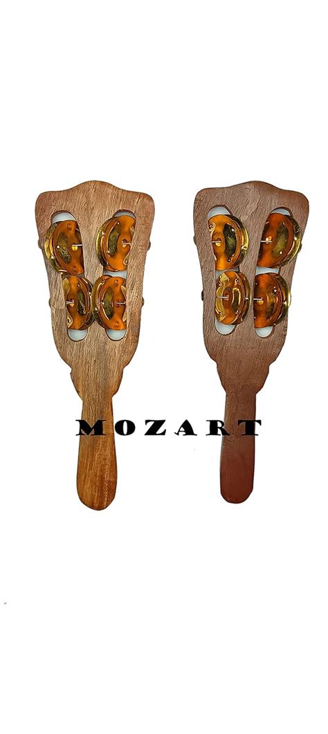 Mozart sheesham wood Hand Taal khartal Handmade Indian Musical ...