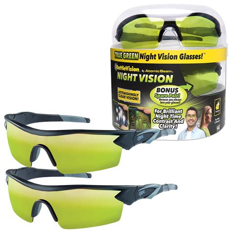 BulbHead's BattleVision Night Vision Wearable Glasses for Safe Driving ...