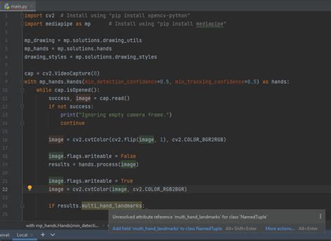 Image result for Media Pipe Python Notebook