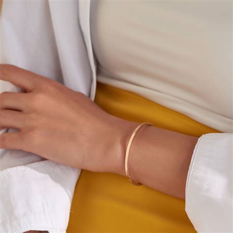 Cubes Rose Gold Bracelet