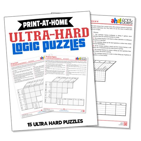 Image result for Math Logic Puzzles Printable